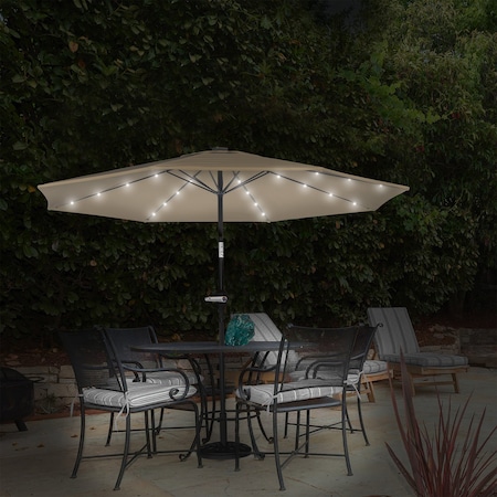 Pure Garden 10-Foot Outdoor Patio Umbrella, Sand 50-LG1175